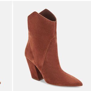NEVER WORN OR OPENED Dolce Vita Nestly Suede Pointed Toe Western Booties Size 9